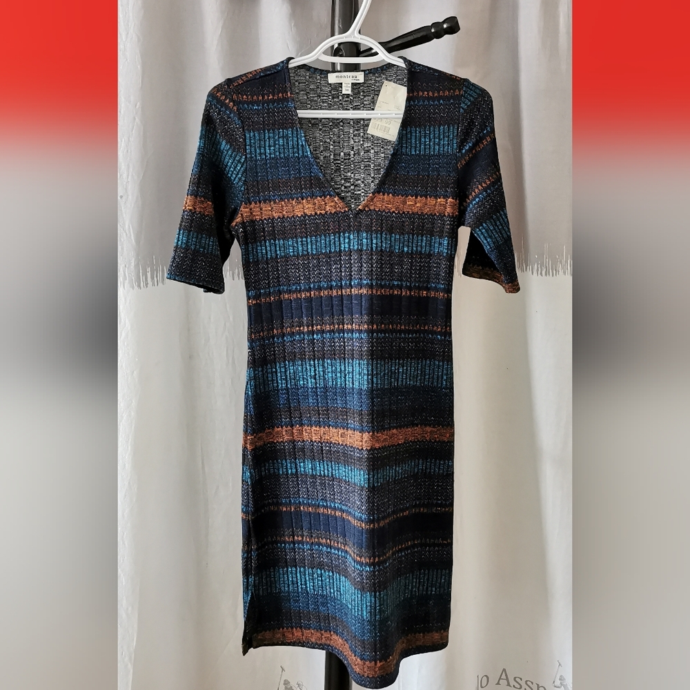 NWT Monteau dress. Ptp:17"-19"